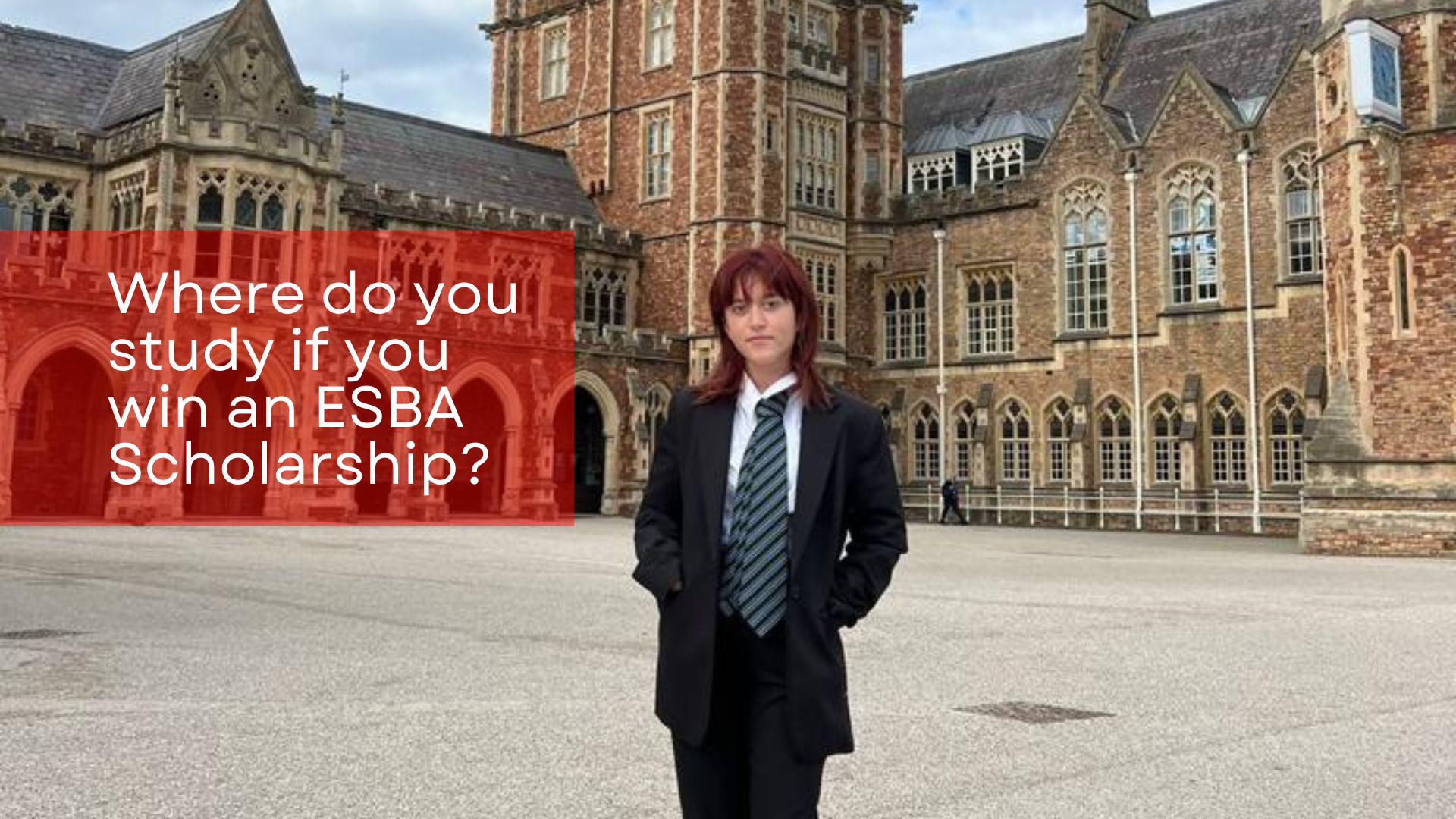 … Two years ago, Enxhi was an ESBA scholar who went to a school in the county of Hampshire, south of London