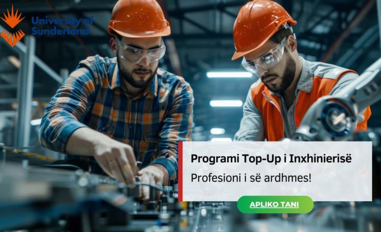 Programi Top-Up i Inxhinierisë në Universitetin e Sunderland-it në Angli