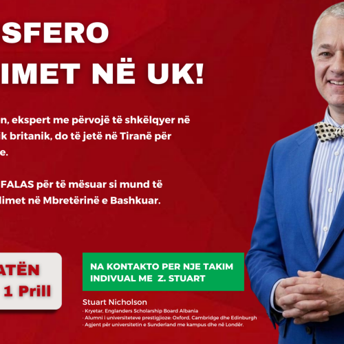 Merr edukimin që meriton – me shpenzimin më të ulët në treg!